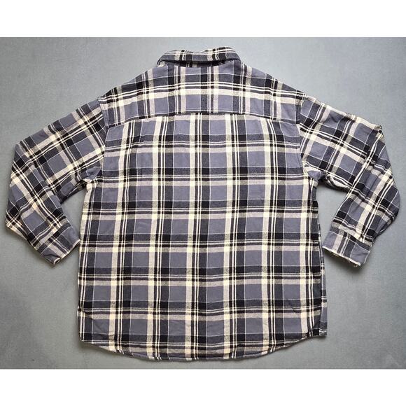 American Eagle Heavy Flannel Men 2X XXL Plaid Pockets Chore Big‎ Mac Outdoor - Picture 6 of 6